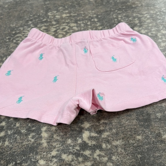 POLO RALPH LAUREN KIDS PINK AND AQUA SHORTS 6X - Picture 7 of 7